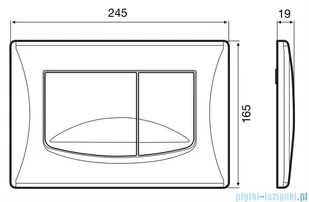Koło Przycisk spłukujący Slim2 94184001 - Przyciski spłukujące - miniaturka - grafika 6