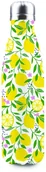 Butelki termiczne - Nuova R2S Easy life BUTELKA TERMICZNA DO WODY NAPOJÓW Lemon - Cytryny - miniaturka - grafika 1