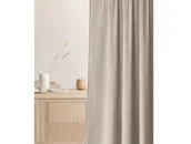 Zasłony - Room99 ZASŁONA WELUROWA CARRIE - BEŻOWA 140x250 SREBRNA PRZELOTKA 5908224060532 - miniaturka - grafika 1