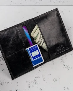 Rovicky Etui na karte skórzane N1912-RVTK Black - Etui na dokumenty i karty - miniaturka - grafika 3