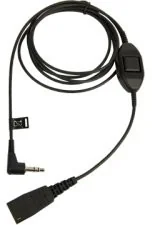 Jabra QD Cord to 3.5 mm jack. With in-line call-answering; for Alcatel 8er 8735- (8735-019) - Kable komputerowe i do monitorów - miniaturka - grafika 5