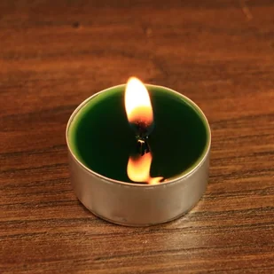 Magoi Agni Tealight - zielona świeca z wosku (herbaciarka) 6 sztuk drim83kpl - Świece - miniaturka - grafika 2