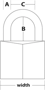 VSA Van Spijk Master Lock Kłódka, trwały mosiądz, 40 mm, 140EURD - Zamki i wkładki - miniaturka - grafika 3