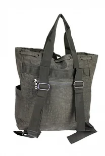 Bag Street Praktyczny Plecak Torebka 2 w 1 BAG STREET 2247 POPIELATY - Plecaki - miniaturka - grafika 2