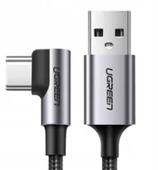 Kable USB - UGREEN Kabel przewód kątowy QC USB USB-C 3A - 2m - miniaturka - grafika 1