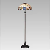 Lampy stojące - Prezent Lampa podłogowa witrażowa TIFFANY 2X60W E27 145 PREZENT 145 - miniaturka - grafika 1