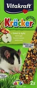 Przysmaki dla gryzoni - Vitakraft szczurów kraecker Corn i Fruit, 10er Pack (10 X 160 G) 251405 - miniaturka - grafika 1