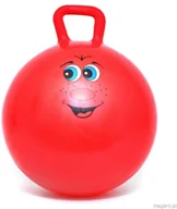 Piłki do ćwiczeń - SMJ Piłka do skakania BL010 55 cm czerwona BL010 55 - miniaturka - grafika 1