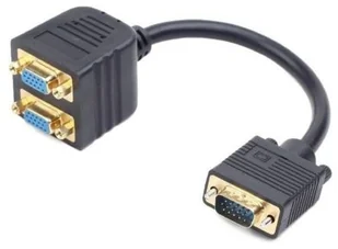 Gembird Adapter VGA(M)->2xVGA(F) 20cm CC-VGAX2-20CM - Adaptery i przejściówki - miniaturka - grafika 2