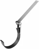 Rynny i akcesoria - Cellfast Hak rynnowy metalowy regulowany 125 mm grafit - miniaturka - grafika 1