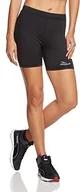 Spodnie sportowe damskie - Rogelli damskie krótkie spodenki do biegania pseudechis, czarny, L 801.010.L - miniaturka - grafika 1