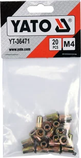 Yato NITONAKRĘTKI STALOWE M4 20SZT YT-36471 YT-36471 - Nitownice - miniaturka - grafika 2