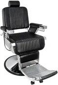 Fotele fryzjerskie - GABBIANO ACTIVESHOP FOTEL BARBERSKI ROYAL CZARNY AS_112371 - miniaturka - grafika 1