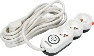 HBF Sthor LISTWA ZASILAJĄCA 3 GNIAZDA Z UZIEMIENIEM WYŁĄCZNIK 5M 1,5MM2 - Przedłużacze i rozgałęźniki - miniaturka - grafika 2