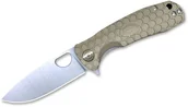 Noże - Honey badger Nóż Honey Badger Flipper D2 Medium Tan 01HO030 - miniaturka - grafika 1