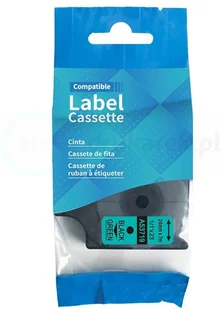 Dymo strefadrukarek.pl Taśma D1 53719 24mm x 7m zielona czarny nadruk - zamiennik | OSZCZĘDZAJ DO 80% - ZADZWOŃ! 730811399 PROMOCJA! D1-53719 - Etykiety do drukarek - miniaturka - grafika 2