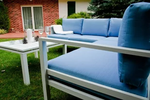 Bello Giardino Komplet mebli ogrodowych Alluminio, biały, 5 elementów - Meble ogrodowe - miniaturka - grafika 8