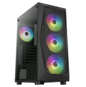 Obudowy komputerowe - Aerocool OBUDOWA AEROCOOL PGS FALCON-A-BK-V1 FRGB AEROPGS-FALCON-ABKV1 - miniaturka - grafika 1