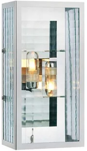 Markslojd Kinkiet LAMPA ścienna FULHAM 107182 prostokątna OPRAWA szklana klatka retro IP44 przezroczysta 107182 - Lampy ścienne - miniaturka - grafika 4