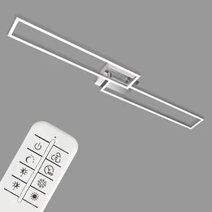 Briloner Lampa sufitowa LED 3145-018 z pilotem, chrom - Lampy sufitowe - miniaturka - grafika 2