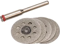 Akcesoria do elektronarzędzi - EXTOL CRAFT Końcówki do szlifierki prostej, diamentowe tarcze, zestaw , 6 szt 73421 - miniaturka - grafika 1