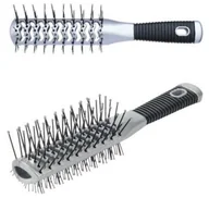 Szczotki i grzebienie do włosów - Efalock Professional szczotka typu Vent dwustronna srebrna - miniaturka - grafika 1