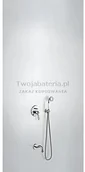 Zestawy prysznicowe - Tres Monoclasic zestaw wannowy retro 24217705 24218005 - miniaturka - grafika 1