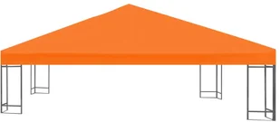 vidaXL Zadaszenie altany ogrodowej, 310 g/m, 3 x 3 m, pomarańczowe - Pawilony ogrodowe - miniaturka - grafika 2
