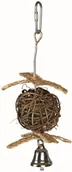 Akcesoria dla ptaków - Trixie TX-58965 Natural Living Wicker ball 5,5 cm/18 cm - miniaturka - grafika 1