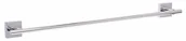 Wieszaki łazienkowe - Tesa ekkro drążek na ręcznik (chromowany na wysoki połysk, roztwór w zestawie, wysoka siła przytrzymująca (do 12 kg), 50 MM X 645 MM X 60 MM) (40237-00000-00) - miniaturka - grafika 1