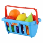 Zabawki AGD - Polesie Poland Zestaw zakupowy z koszem nr 2 9 elementów - miniaturka - grafika 1