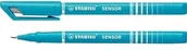 Artykuły biurowe - STABILO Cienkopis Sensor turkusowy (10szt) - miniaturka - grafika 1