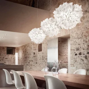 Slamp Veli Foliage lampa wisząca biała 55cm - Lampy sufitowe - miniaturka - grafika 3