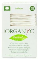 Waciki, płatki i patyczki kosmetyczne - Organyc organyc pałeczki higieniczne opakowanie jest wykonana ze 100% ekologicznej bawełny o biologicznie degradowalnych, 4er Pack (4 X 200 sztuk) ORGBT01AMA - miniaturka - grafika 1
