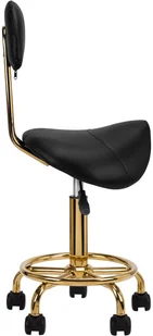 ACTIVESHOP Taboret Kosmetyczny 6001G Złoto Czarny 10003_140906 - Krzesła i taborety kosmetyczne - miniaturka - grafika 11
