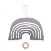 Zabawki na biegunach - Jollein Baby & Kids Baby & Kids - Pozytywka do Usypiania Rainbow Grey - miniaturka - grafika 1