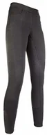 Bryczesy - HKM 11106 Yvi, legginsy do jazdy konnej, z pełnym lejem silikonowym, damskie, czarne, 40 11106-9100-0527 - miniaturka - grafika 1
