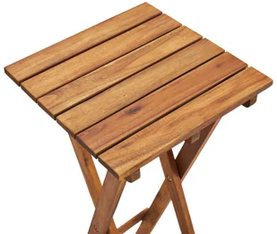 vidaXL Stojak na kwiaty, 30x30x38 cm, lite drewno akacjowe vidaXL - Kwietniki - miniaturka - grafika 5