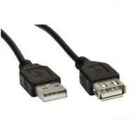 Kable komputerowe i do monitorów - Akyga Przedłużacz USB 2.0 AK-USB-07 USB A(M) - A(F) 1,8m czarny AK-USB-07 - miniaturka - grafika 1