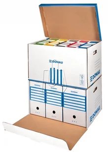 Donau Pudło archiw. zbior - brązowe 7665301FSC-02 - Pudła i kartony archiwizacyjne - miniaturka - grafika 4