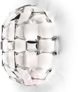 Slamp Mida lampa ścienna, 32x32cm, platynowa/biała - Lampy ścienne - miniaturka - grafika 2