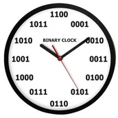 Zegary - Atrix Zegar ścienny z tarczą binarną #3 ATW2013B3W - miniaturka - grafika 1