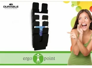 Durable Zestaw sześciu pionowych pojemników Durable FLEXIPLUS A4 czarny 1700008061 - Półki na dokumenty - miniaturka - grafika 2