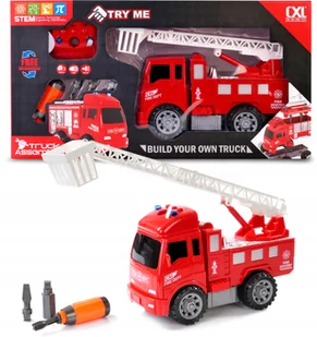 Artyk Straż Pożarna Do Skręcania pojazd samochód - Samochody i pojazdy dla dzieci - miniaturka - grafika 3