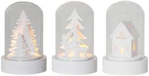 Eglo Eglo 410045 - SET 3x LED Dekoracja bożonarodzeniowa KUPOL 1xLED/0,06W/1xCR2032 biała - Oświetlenie świąteczne Eglo Eglo 410045 - SET 3x LED Dekoracja bożonarodzeniowa KUPOL 1xLED/0,06W/1xCR2032 biała - Oświetlenie świąteczne - miniaturka - grafika 1