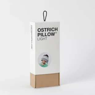 Ostrichpillow Poduszka do drzemki Ostrichpillow LIGHT - midnight grey OPLR02U - Akcesoria turystyczne - miniaturka - grafika 3