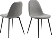 Krzesła - Actona Krzesło do jadalni Wilma szary 0000071491 - miniaturka - grafika 1