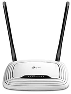 Karty sieciowe - TP-Link TP-LINK TL-WR841 N N300 Wi-Fi Router (wyjście na modem kablowy, DSL, z włókna szklanego, 300 Mbit/s, 4 Porty Ethernet, 2 nieodłączane anteny), biały TL-WR841N (UK) - miniaturka - grafika 1