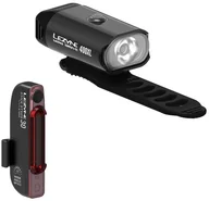 Lampki rowerowe - LEZYNE Zestaw lampek rowerowych MINI DRIVE 400 + STICK 30 - miniaturka - grafika 1