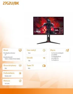 AOC 27G2U/BK - Monitory - miniaturka - grafika 16